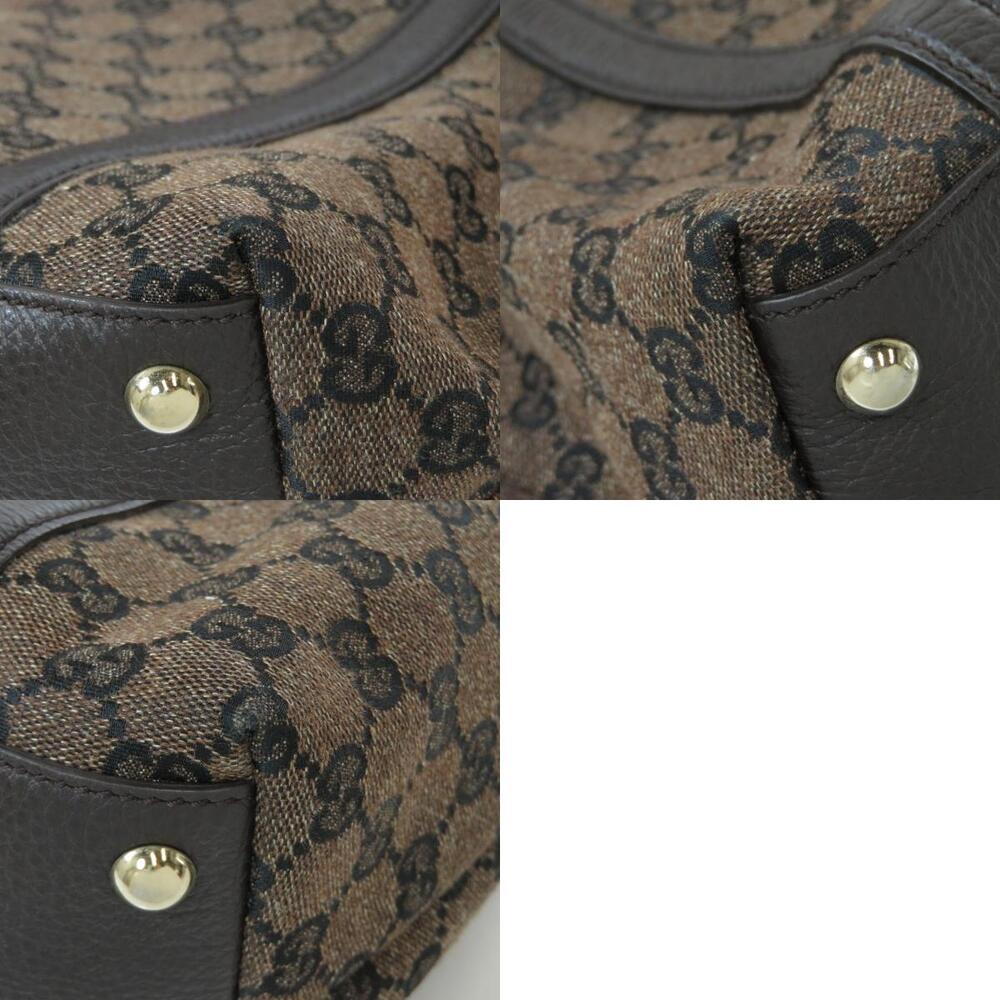 Gucci Abbey GG Canvas Tote Bag brown monogram canvas leather - Picture 10 of 11